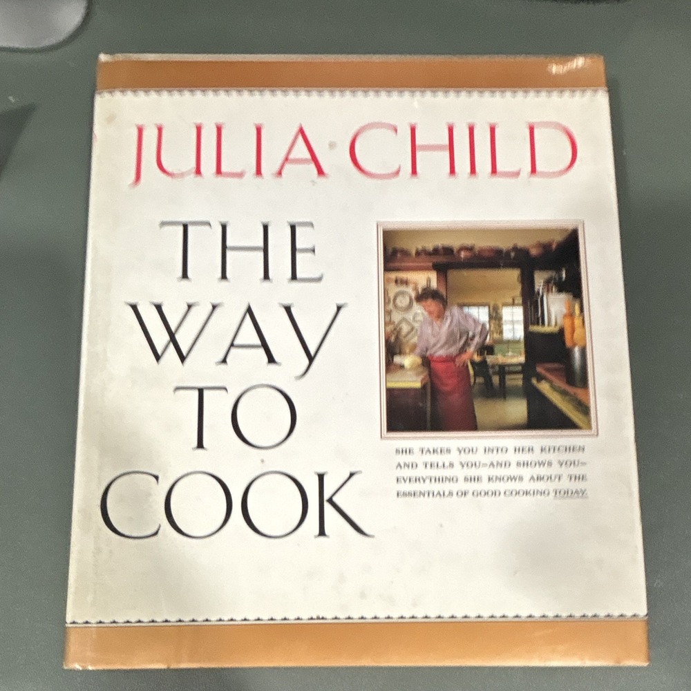 Julia Child The Way to Cook Hardcover Illustrated Cookbook Inscribed